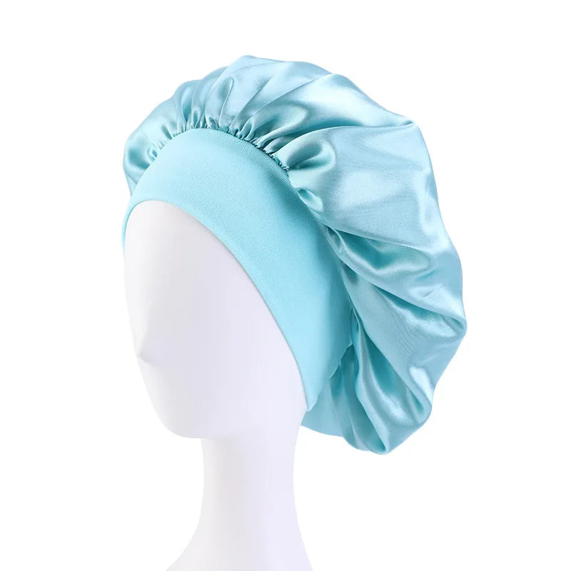 Bonnet de nuit en satin
