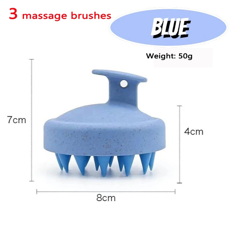 Brosse stimulante cuir chevelu
