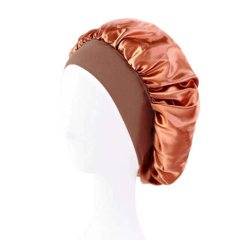 Bonnet de nuit en satin