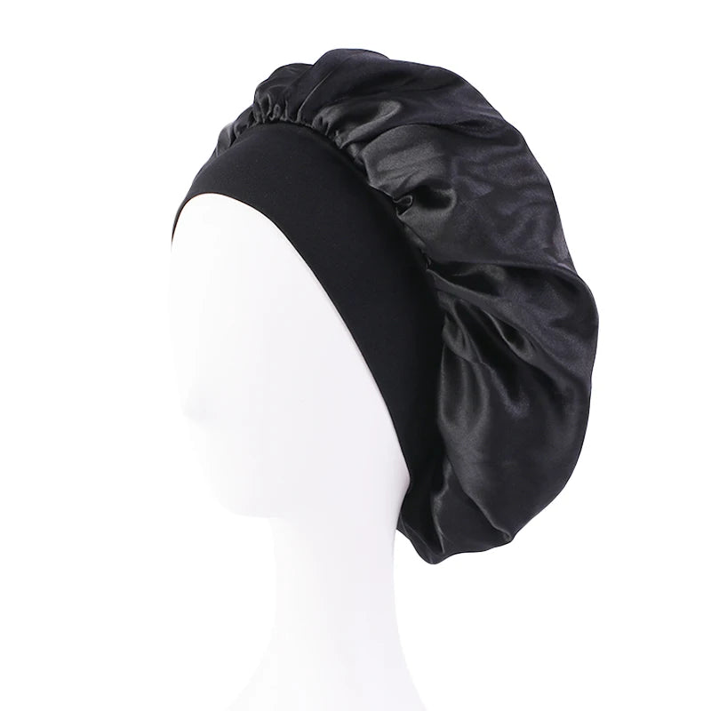 Bonnet de nuit en satin