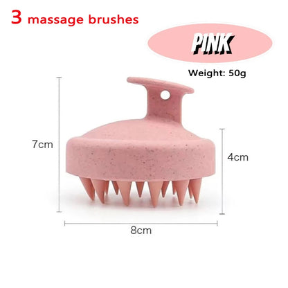 Brosse stimulante cuir chevelu