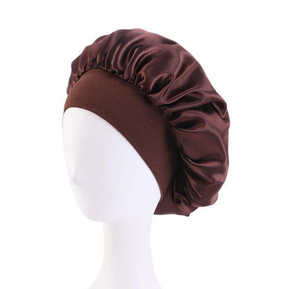 Bonnet de nuit en satin