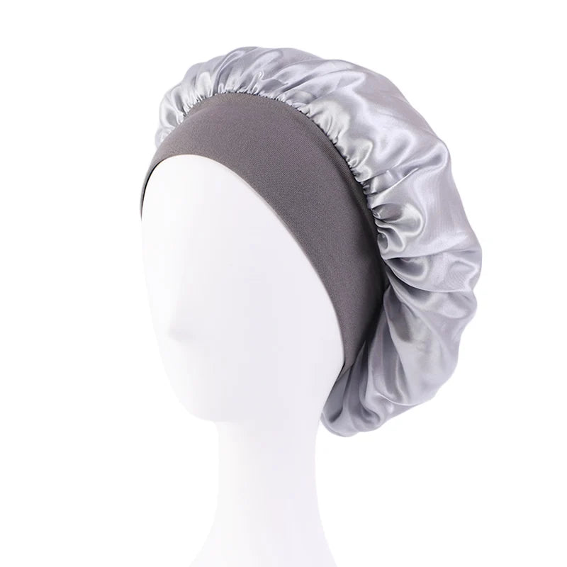 Bonnet de nuit en satin