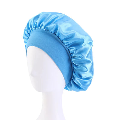 Bonnet de nuit en satin