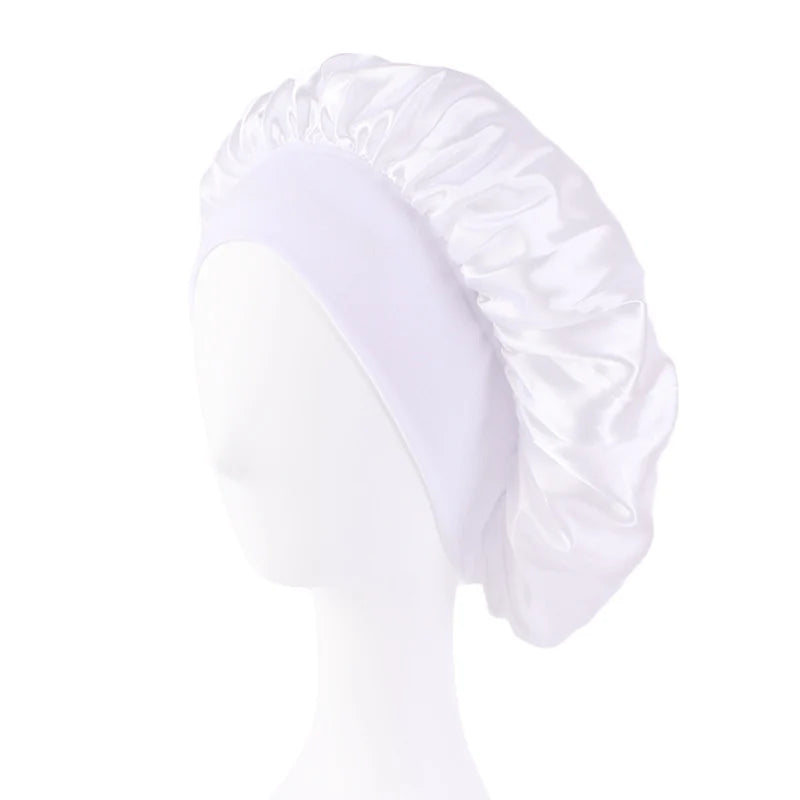 Bonnet de nuit en satin