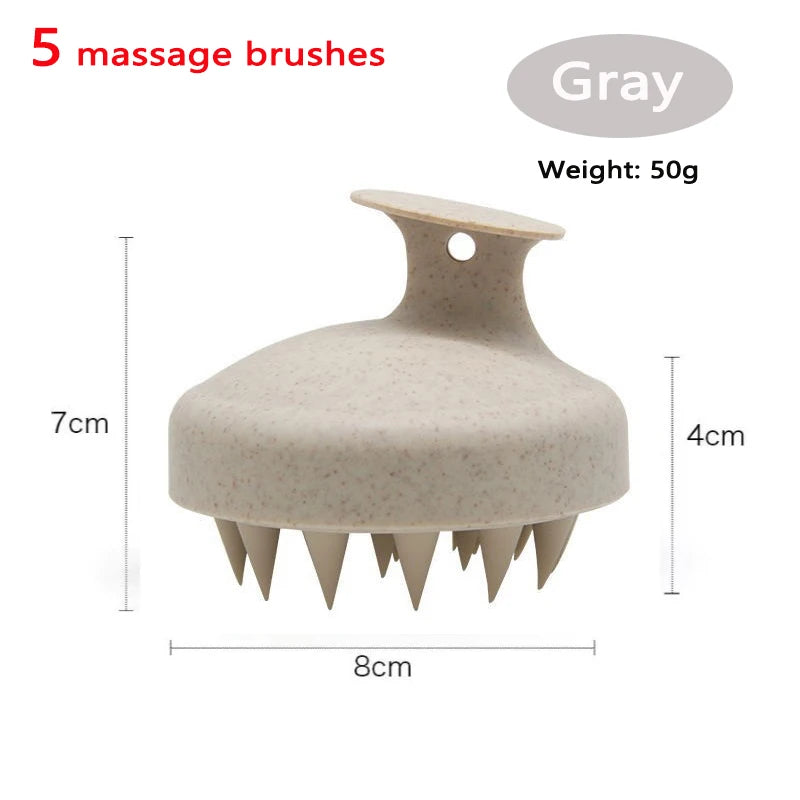 Brosse stimulante cuir chevelu