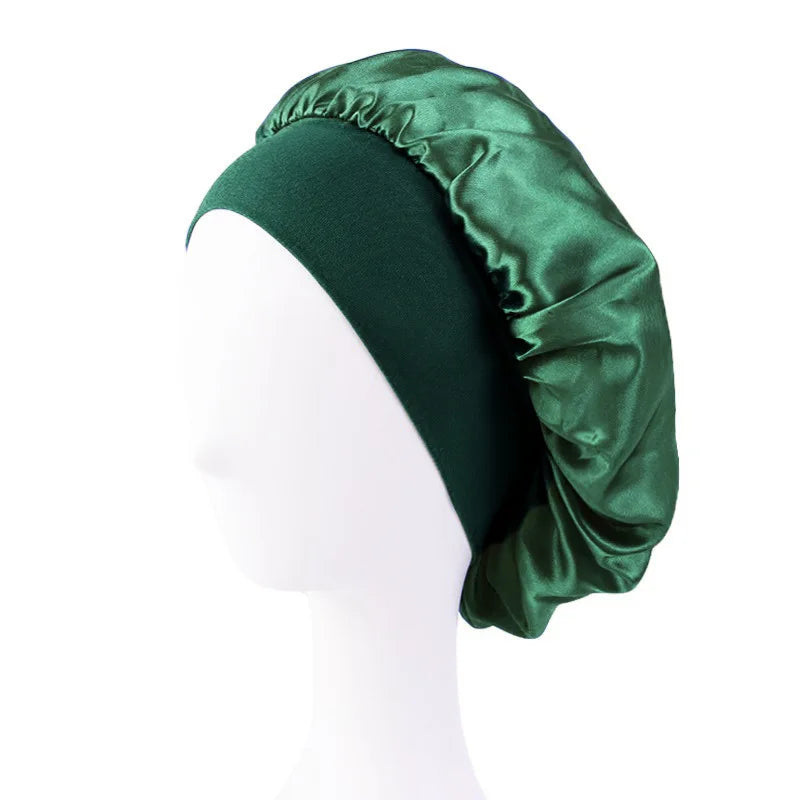 Bonnet de nuit en satin
