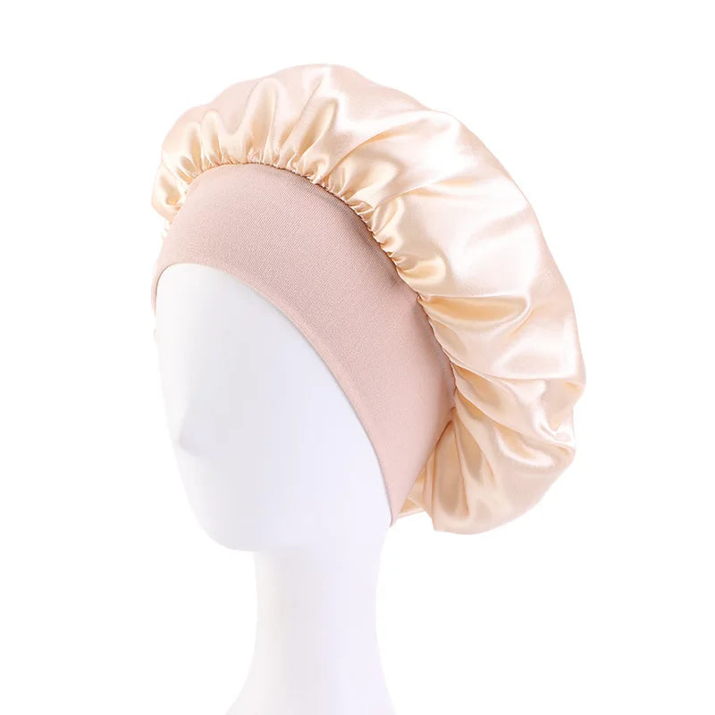 Bonnet de nuit en satin