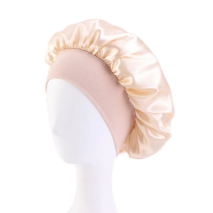 Bonnet de nuit en satin
