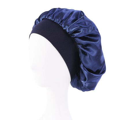 Bonnet de nuit en satin