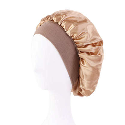 Bonnet de nuit en satin