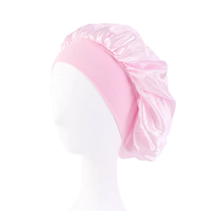 Bonnet de nuit en satin